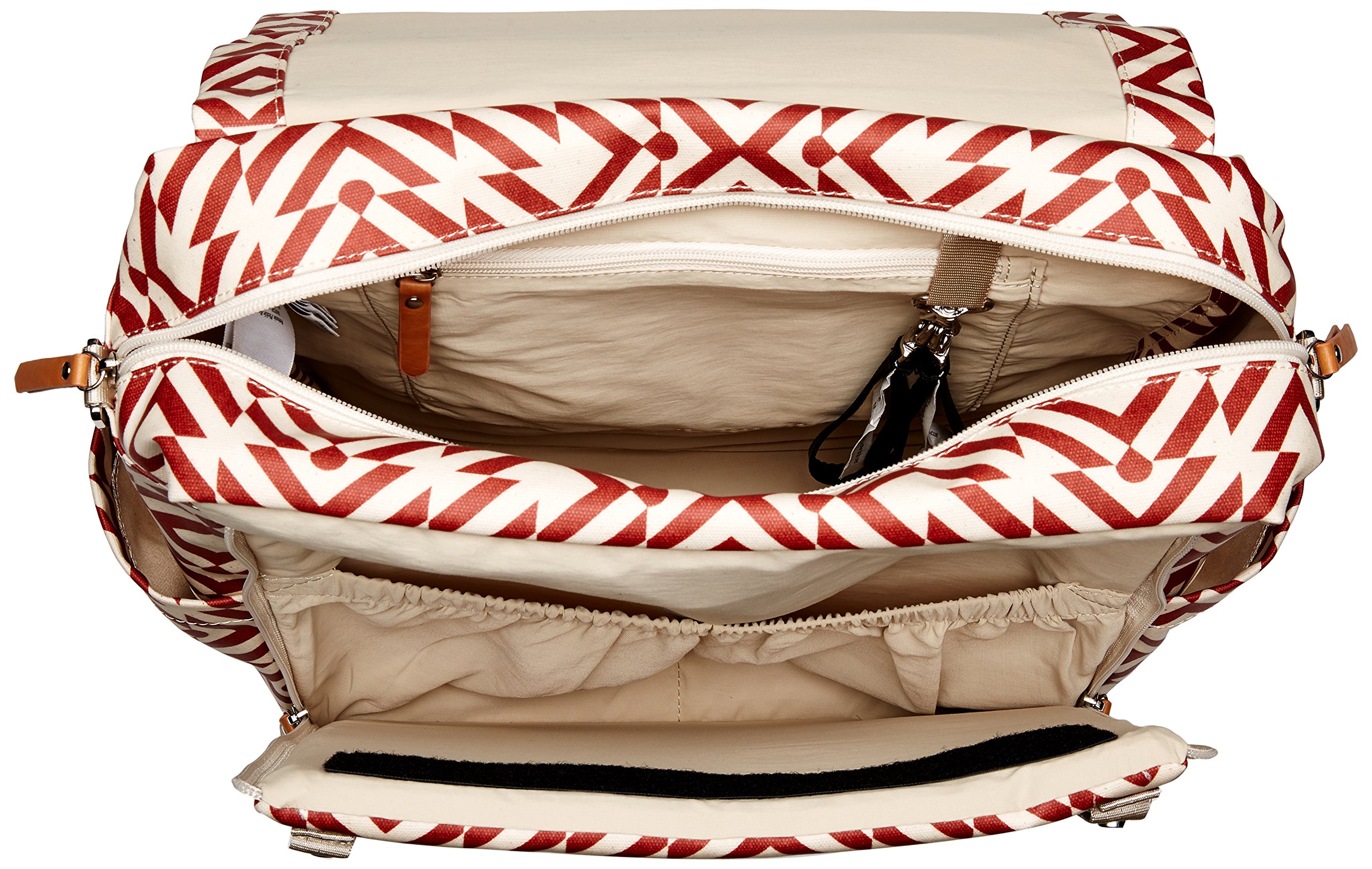 Petunia Pickle Bottom Boxy Backpack - Stylish Diaper Bag for Parents, Spacious Baby Backpack for Moms on the Go | Top-Rated Nursery Bag with Mazes of Milano Design | Perfect for Travel, Daycare & Family Outings