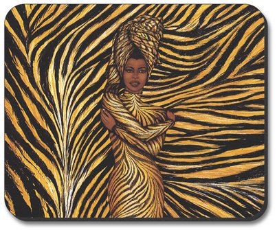 Custom Tiger Art Gaming Mouse Pad - Non-Slip Rubber Base for Computer & Office Use | Perfect for Gaming, Work & Home Desk Setup