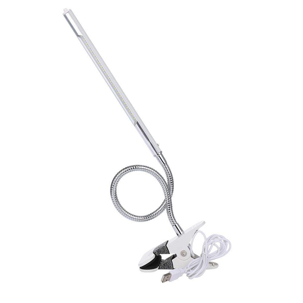 4.5W USB LED Desk Lamp with Adjustable Clip - Flexible Reading Light for Night Study, Manicure, Tattoo & Nail Art | Dimmable Task Light for Office, Bedroom & Craft Room