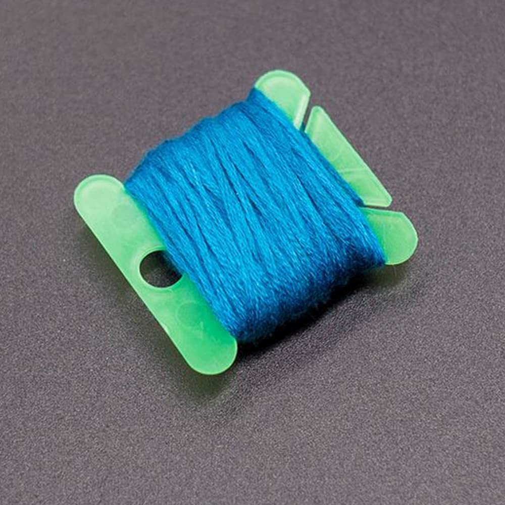200Pcs Plastic Embroidery Floss Bobbins - DIY Sewing Storage Organizer for Thread, Yarn & Craft Supplies - Perfect for Cross Stitch, Knitting & Crochet Projects