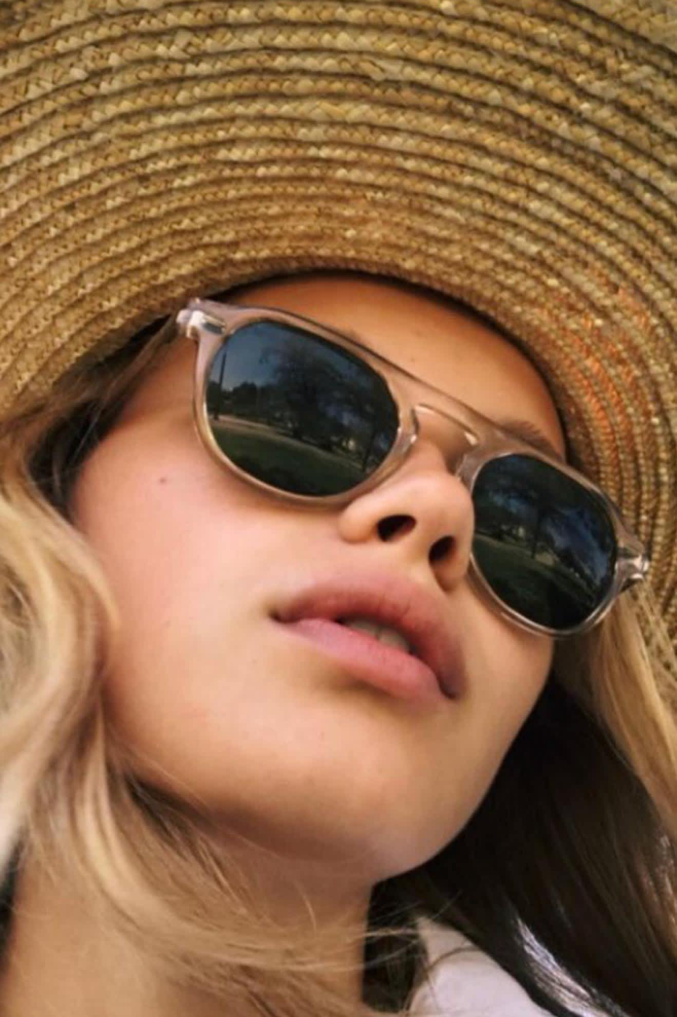 Joanna Hat - Stylish Honey-Colored Sun Hat for Women - Perfect for Beach, Garden, and Outdoor Activities