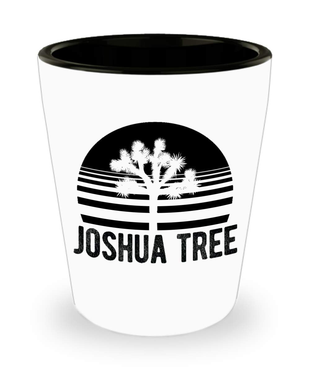 Joshua Tree National Park Souvenir Shot Glass - California Desert Landscape Design - Perfect for Collectors, Travel Gifts & Barware