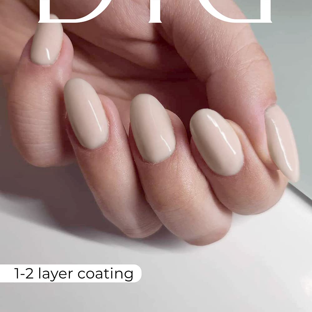 DidierLab - 10ml Rubber Base Coat Gel Polish - Extra Strong Nail Strengthener for Damaged & Weak Nails - Clear UV LED Gel Polish for Long-Lasting Manicures - Perfect for Nail Art, Salon & Home Use