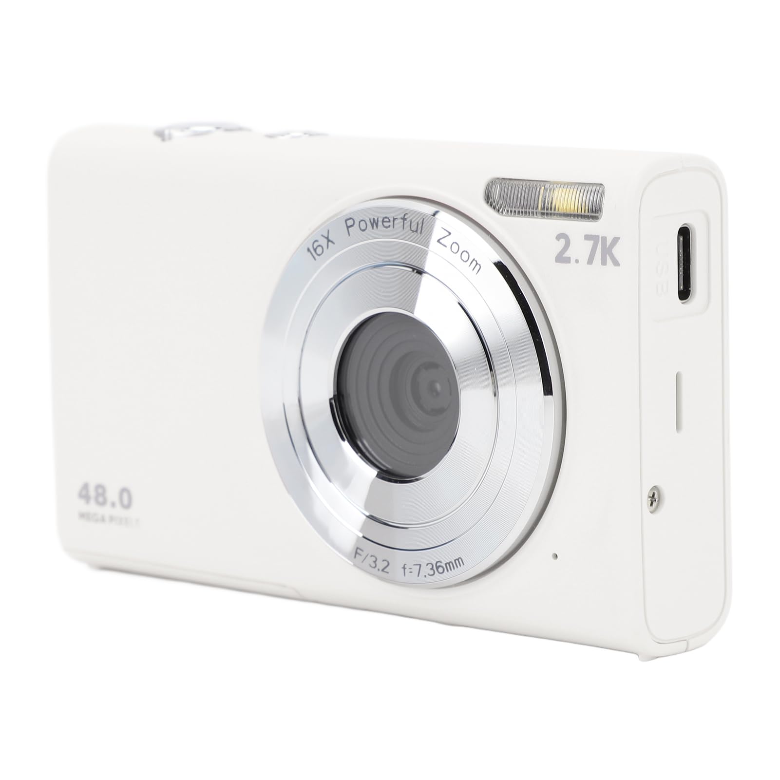 48MP Autofocus Digital Camera with 16x Zoom & 2.7K UHD Video - Compact Lightweight Travel Camera with 2.8