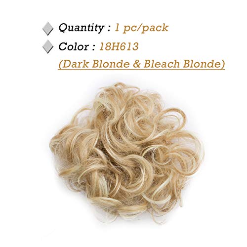 Messy Bun Hair Extension for Curly Hair - Clip-in Updo Hairpiece for Women | Perfect for Weddings, Parties & Everyday Styling