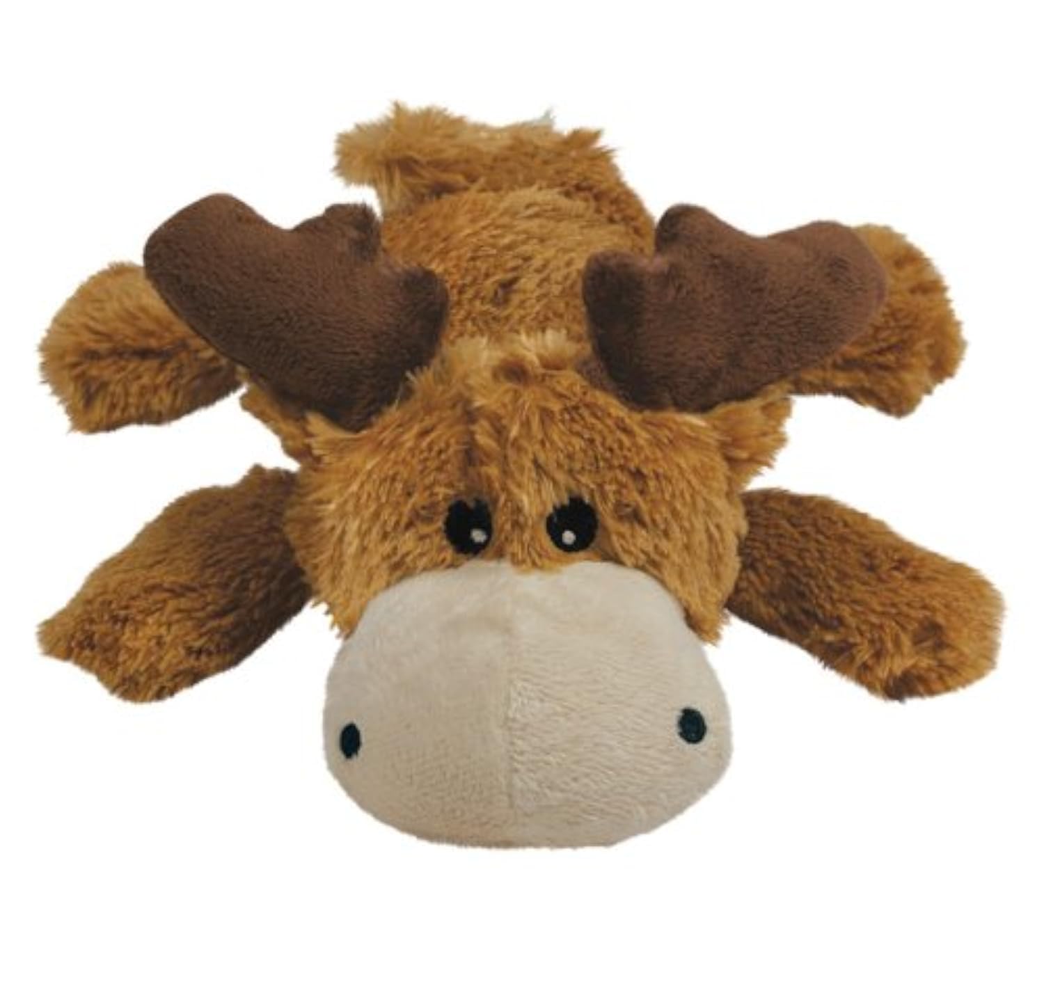 KONG Marvin Moose Cozie Dog Toy - Small Plush Chew Toy for Small Dogs, Puppies & Teething Pets - Perfect for Cuddling, Playtime & Anxiety Relief