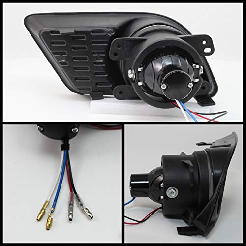 Spyder Auto 5073273 Projector Halo Style Fog Lights - Black/Clear - High Performance LED Fog Lights for Trucks, SUVs & Cars - Enhance Night Driving Safety & Style