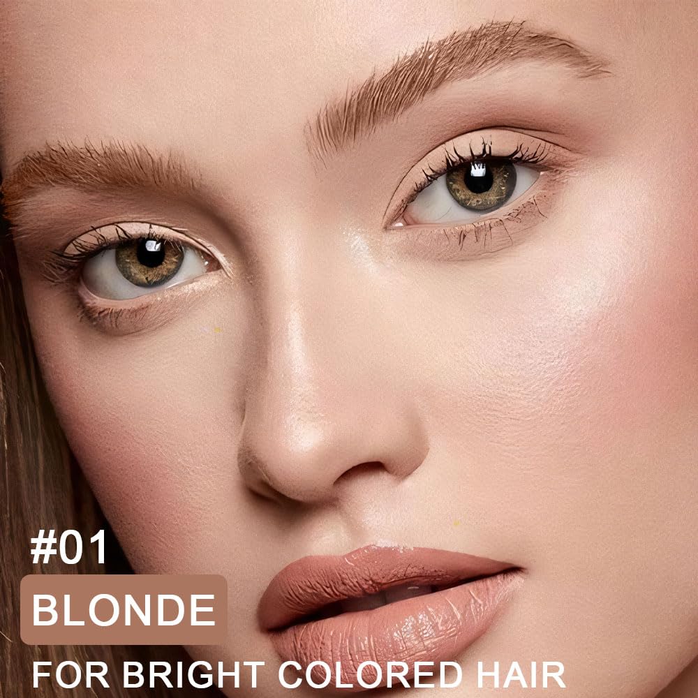 Kaely Waterproof & Long-Lasting Tinted Eyebrow Gel Mascara - Vegan Eyebrow Makeup Kit with Natural Hold (01 Blonde) | Perfect for Daily Use, Gym, Swimming & All-Day Wear