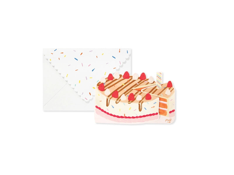 Interactive Birthday Cake Card for Petite Celebrations - Perfect for Small Parties, Gifts & Special Occasions