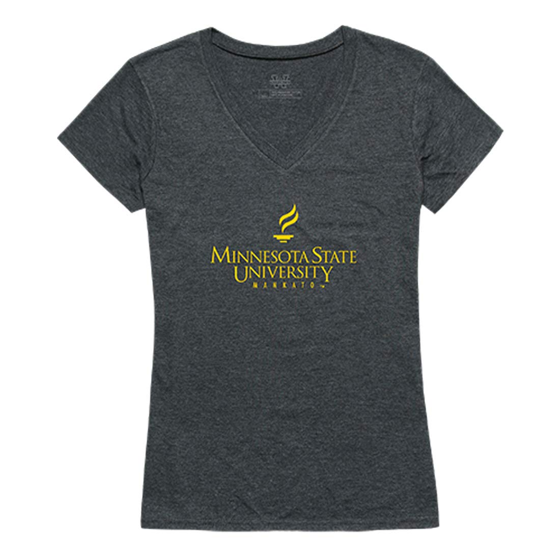 Minnesota State Mavericks NCAA Women's Vintage T-Shirt - Charcoal Heather, Medium - Perfect for Game Day, College Spirit Wear & Casual Outfits