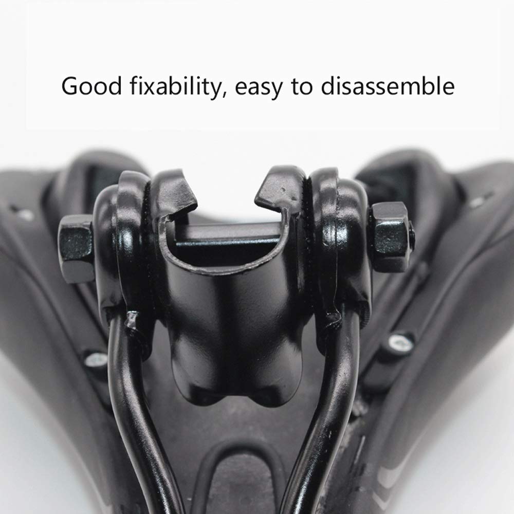 **Premium Gel Bike Seat Cushion - Shockproof & Extra Comfort for Big Bum - Fits MTB, Mountain Bike, Folding Bike, Road Bike, Spinning & Exercise Bikes - Ideal for Long Rides & Indoor Cycling (Red)**