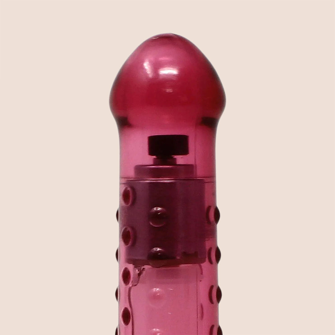 CalExotics Turbo Glider™ - Textured Pleasure Massager with Nubbed Shaft for Enhanced Stimulation | Perfect for Couples Play & Solo Sensual Exploration