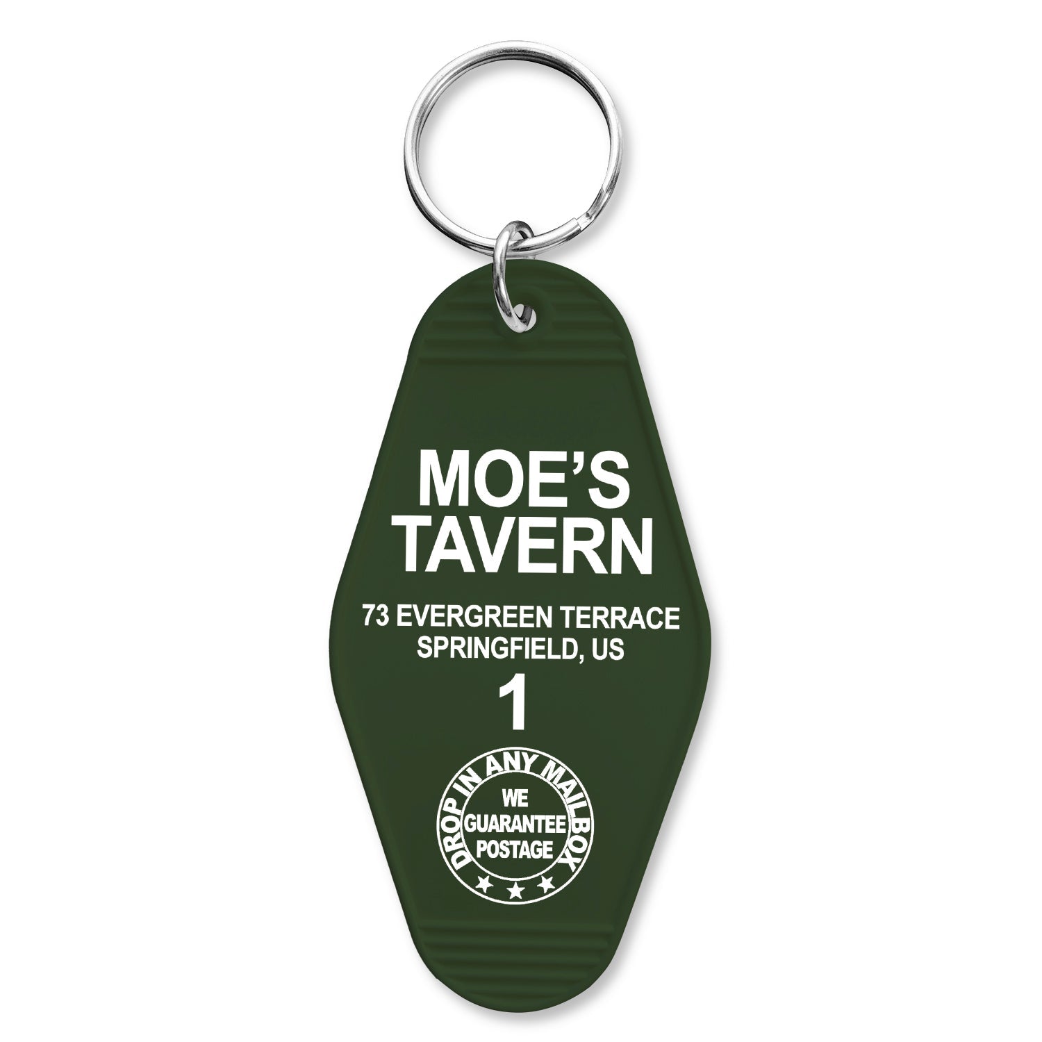 Moe's Tavern Keychain - Durable Metal Bar Accessory for Keys, Gifts & Collectibles - Perfect for Simpsons Fans, Bartenders & TV Show Memorabilia Lovers