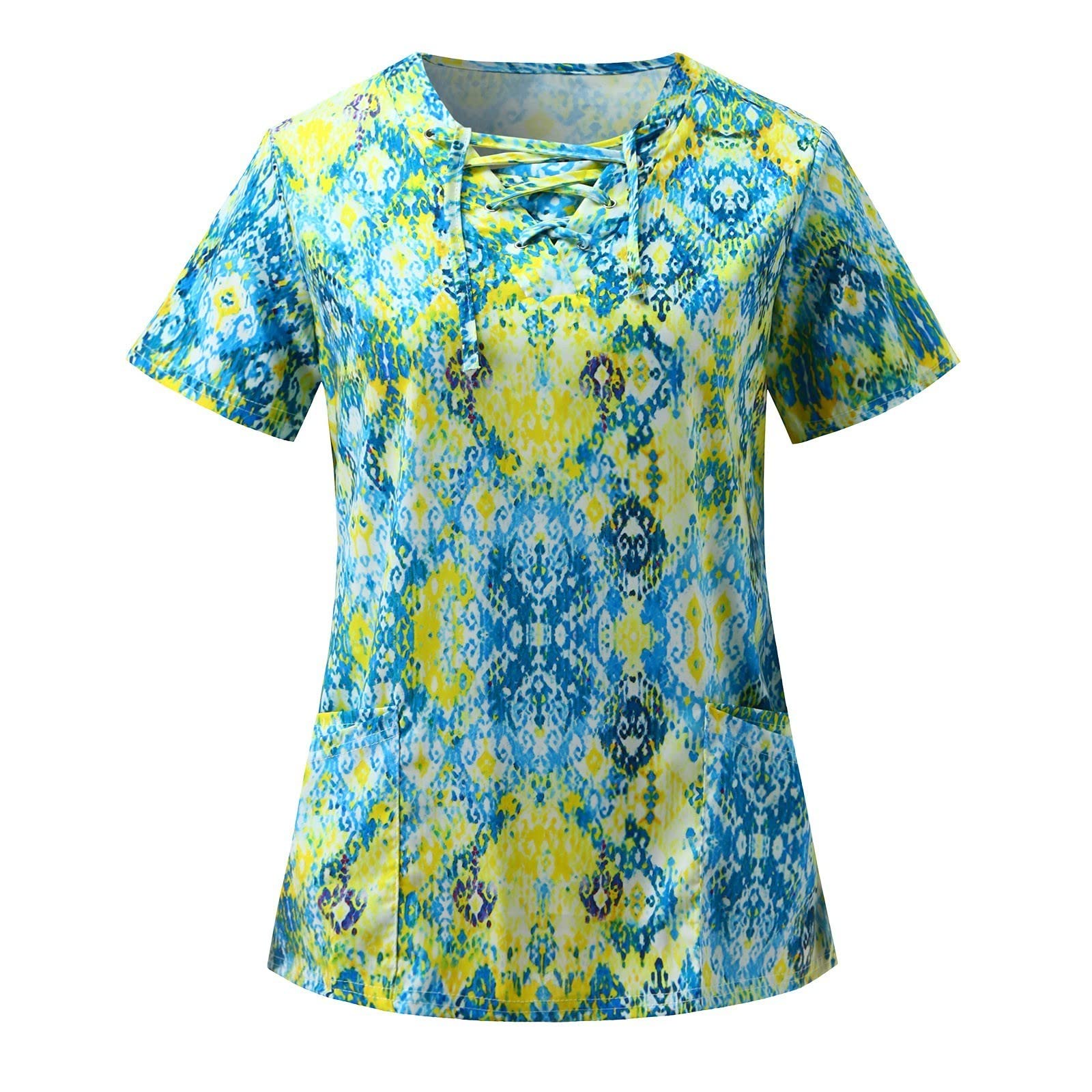Trendy Women's T-Shirts - NIANTIE Crewneck Loose Tunic Tops Short Sleeve Casual Tee Shirts for Women | Perfect for Everyday Wear, Outings & Casual Outfits