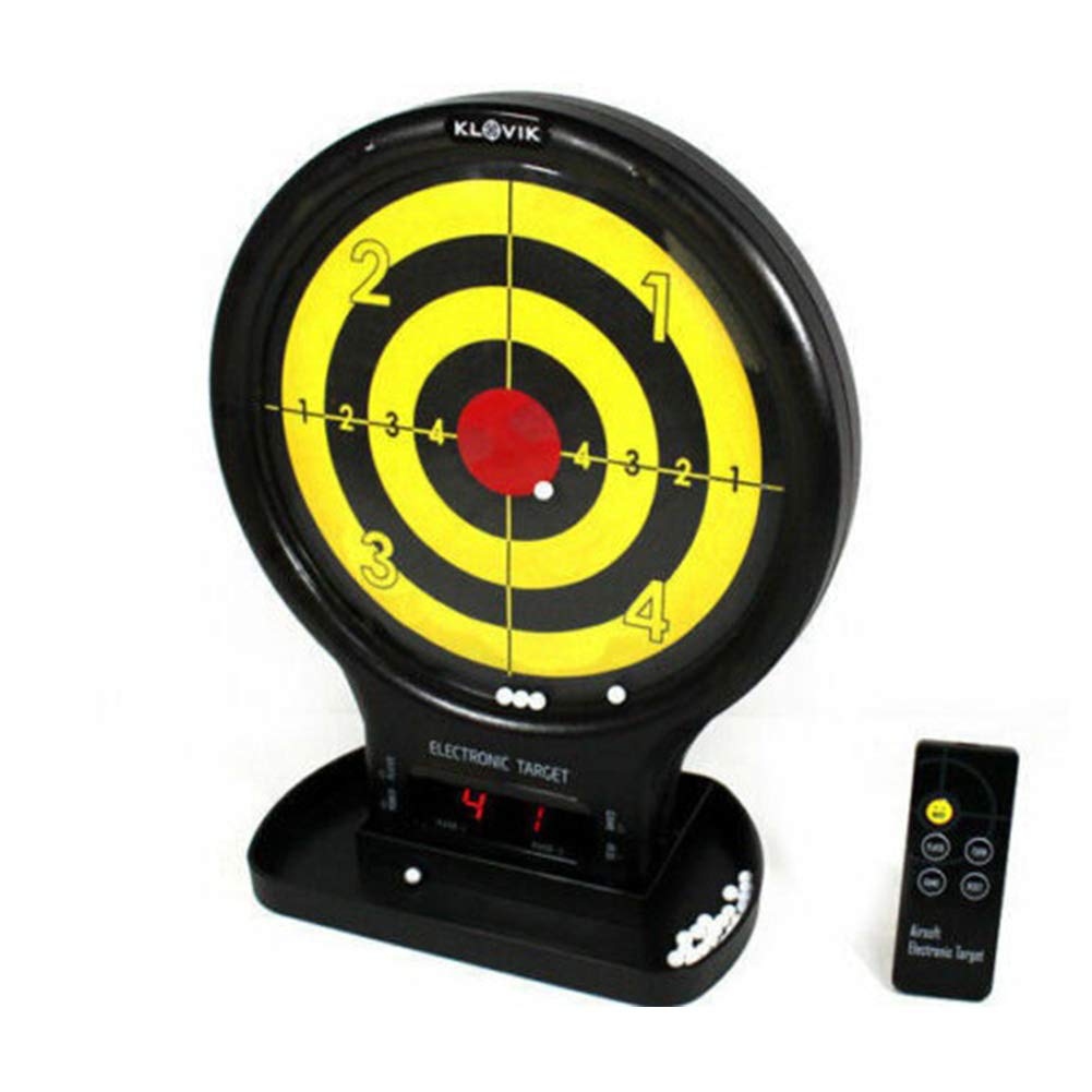 KROVIC Gel Airsoft Electronic Sticky Target for BB Guns - Remote Control Shooting Practice, Survival Game Training & Tactical Drills - Perfect for Indoor/Outdoor Shooting Range, Backyard Target Practice & Airsoft Competitions