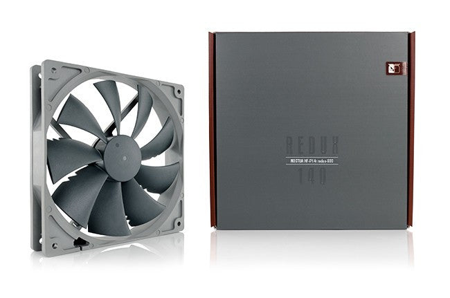 Noctua NF-P14s Redux 140mm PWM Cooling Fan - 140x140x25mm, 12V, 3-Pin Connector - Perfect for PC Case, CPU Cooler & Quiet Computer Cooling Systems