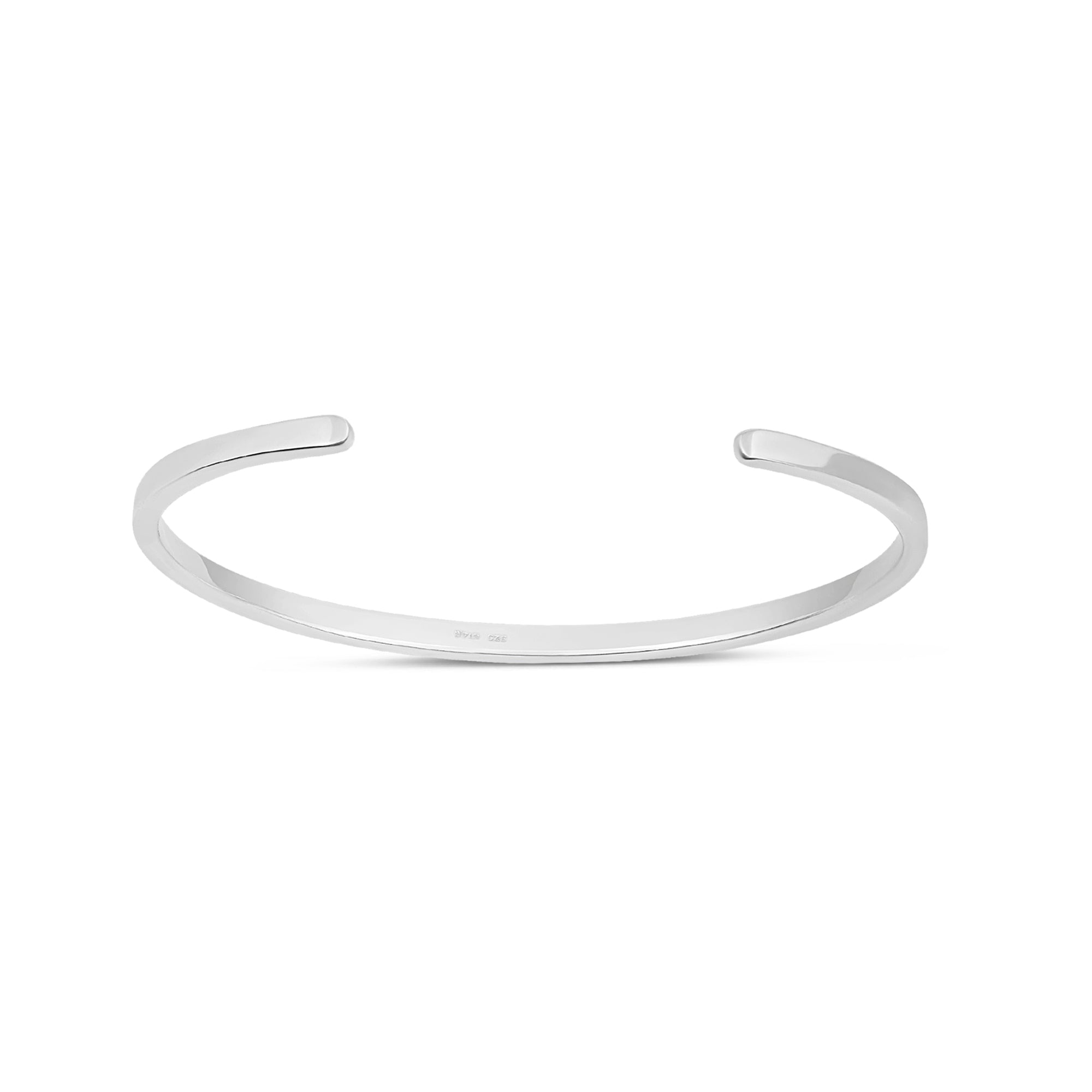 Ultra Slim Cuff Bracelet - Minimalist Adjustable Bangle for Women & Men - Elegant Stackable Wristband for Everyday Wear, Gift Giving & Special Occasions