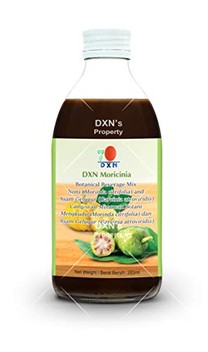 DXN Moricinia Botanical Beverage Mix - 5 Pack (285ml Each) | Herbal Drink Supplement for Energy & Wellness | Perfect for Daily Detox, Office Boost & Fitness Recovery
