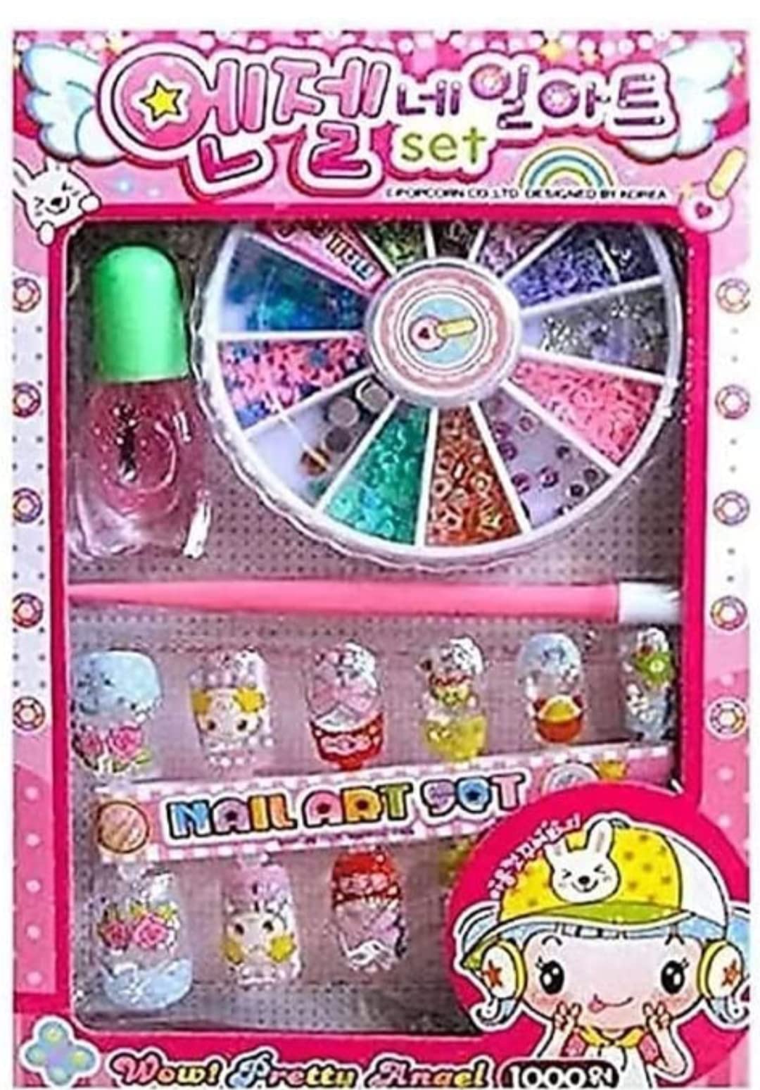 Youth Enterprise DIY Nail Art Kit - Professional Manicure Set for Beginners with Nail Polish, Glitter & Tools | Perfect for Home Salon, Birthday Gifts & Party Nail Designs