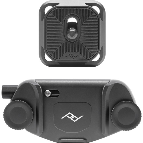 Peak Design Capture V3 Camera Clip with Quick-Release Plate - Black | Secure DSLR/Mirrorless Camera Mount for Hiking, Travel & Outdoor Photography
