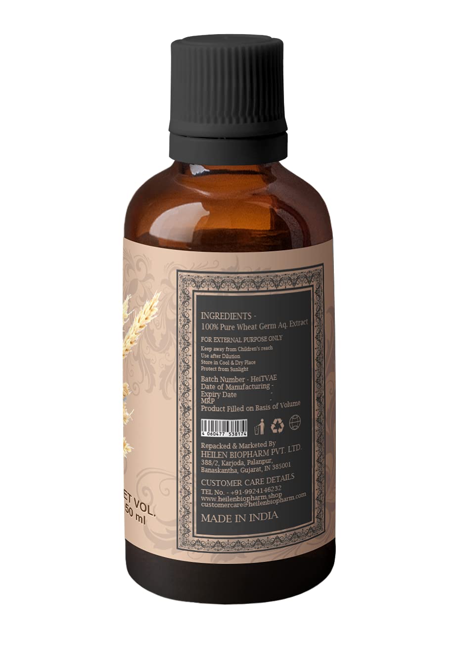 Premium Wheat Germ Oil for Skin Rejuvenation & Anti-Aging - 50ml Natural Face & Body Moisturizer - Hydrates, Nourishes & Reduces Wrinkles - Perfect for Night Care & Daily Skincare Routine