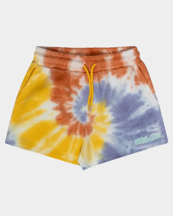 Santa Cruz SC Tropic Strip Girls' Shorts - Comfortable & Stylish Swimwear for Beach, Pool & Summer Activities