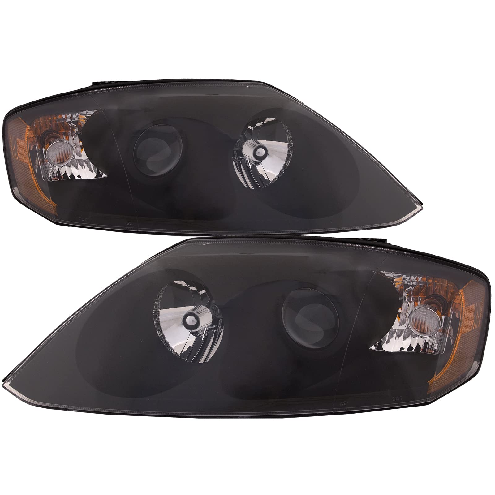 HEADLIGHTSDEPOT CAPA Certified Headlights Set - Left Driver & Right Passenger Side - Compatible with 2006 Hyundai Tiburon | Perfect for Night Driving & Auto Replacement Parts