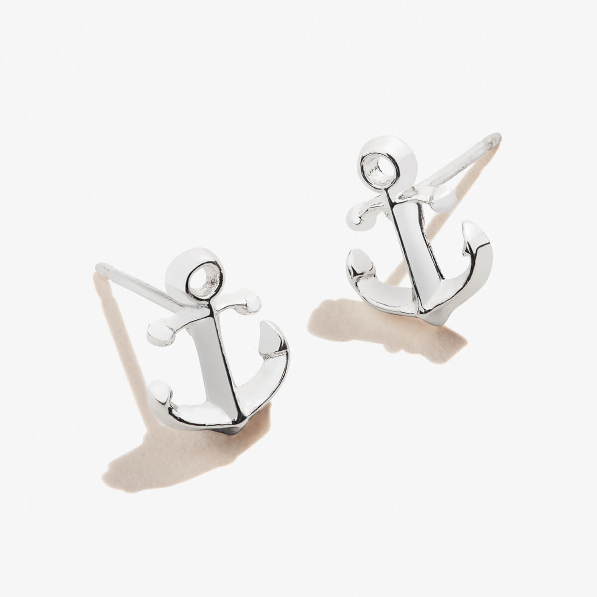 Anchor Stud Earrings for Women - Stainless Steel Hypoallergenic Small Nautical Jewelry - Perfect for Everyday Wear, Gifts, and Beach Outfits