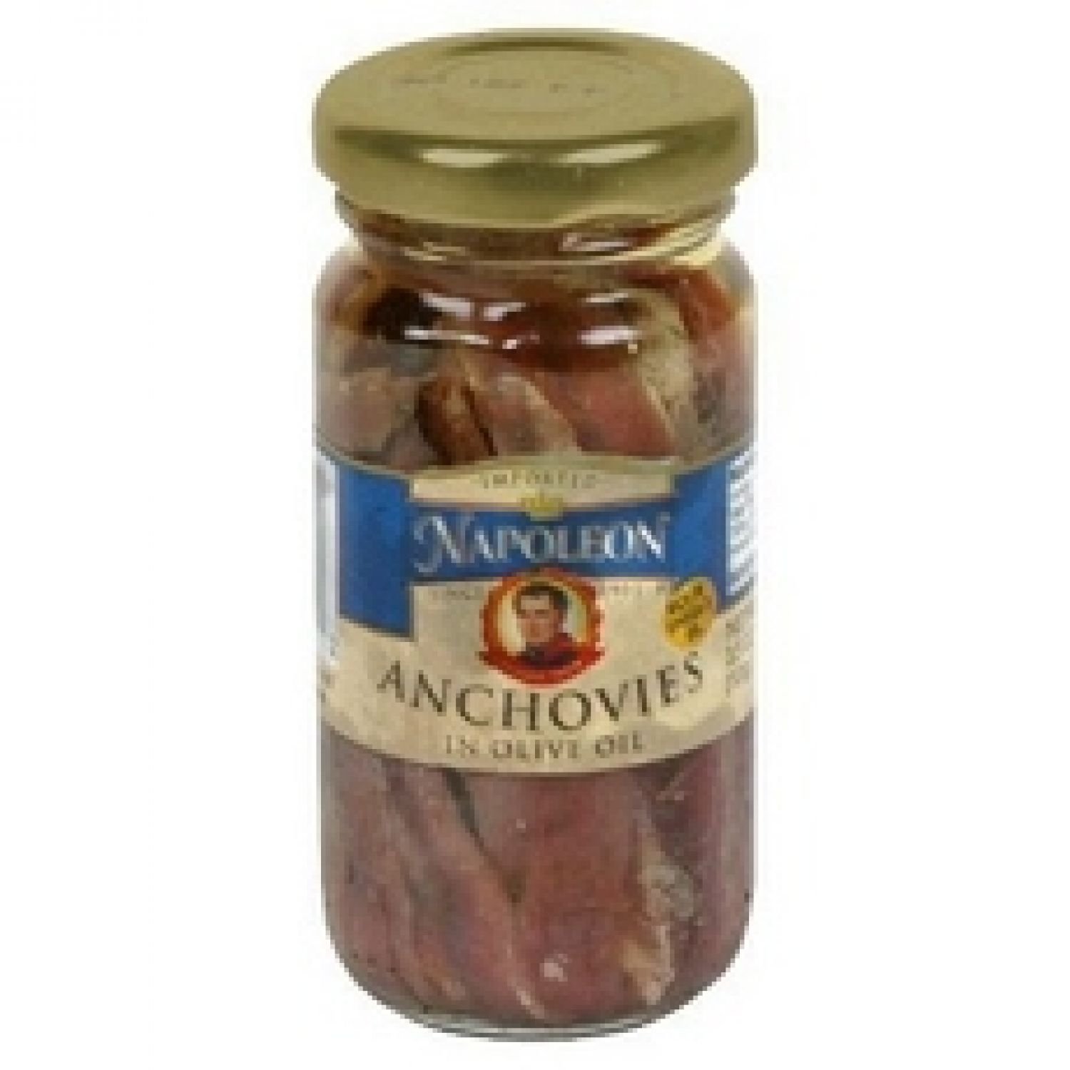 Premium Napoleon Flat Anchovies in Olive Oil - 12 Pack of 3.5oz Jars | Gourmet Pantry Staple for Salads, Pizzas & Pasta Dishes | Gardentime B23881