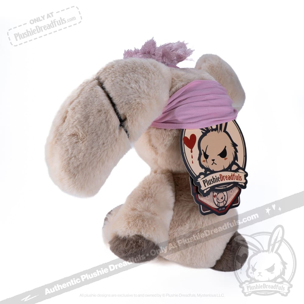 Cute Plush Skeleton Bunny with Flower Crown - Soft Stuffed Animal Toy for Kids, Girls & Boys - Perfect for Halloween Decor, Birthday Gifts & Room Decoration