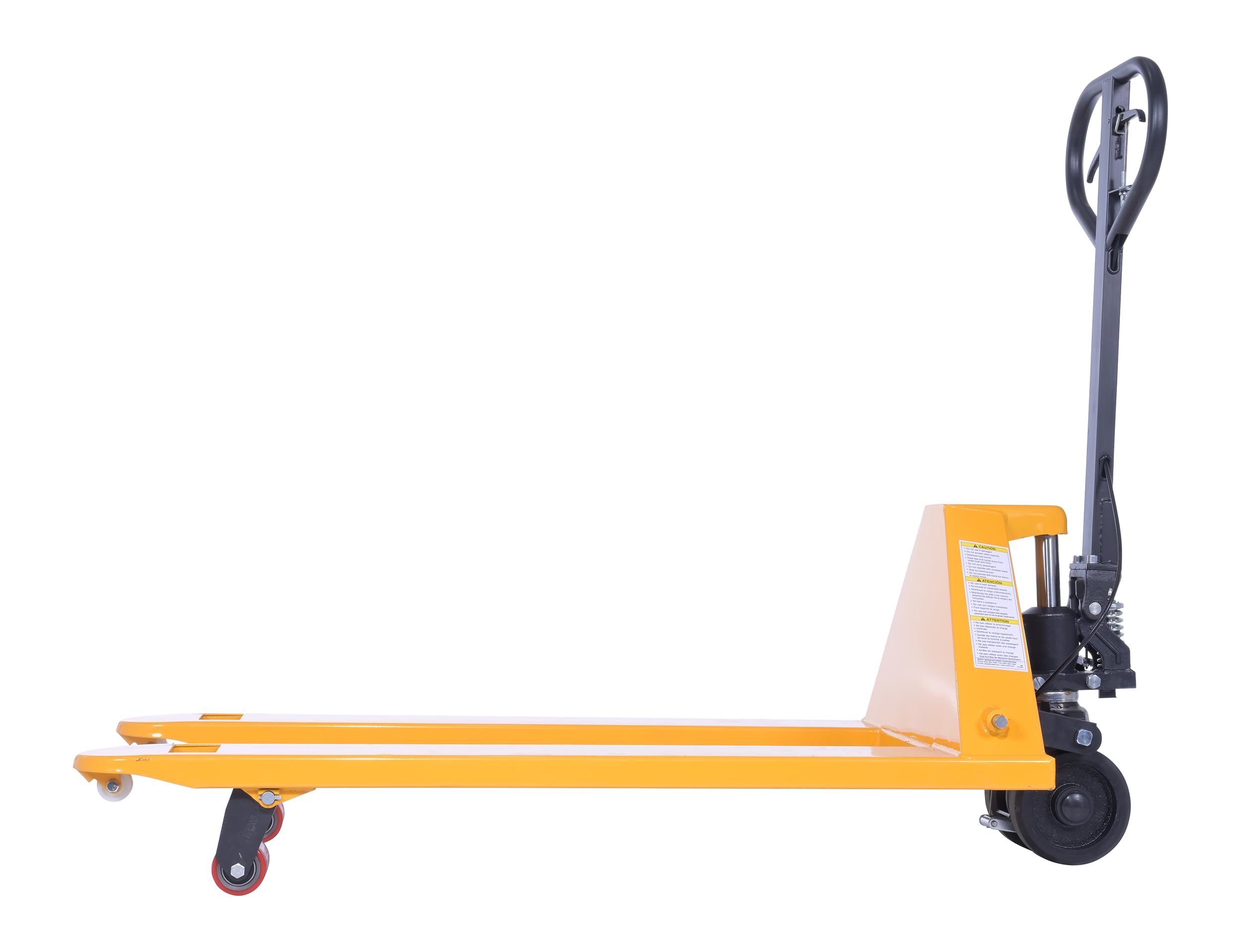 Vestil PM5-2748-DMHB Electric Pallet Jack with Dead Man Hand Brake - 5500 lb Capacity, 48