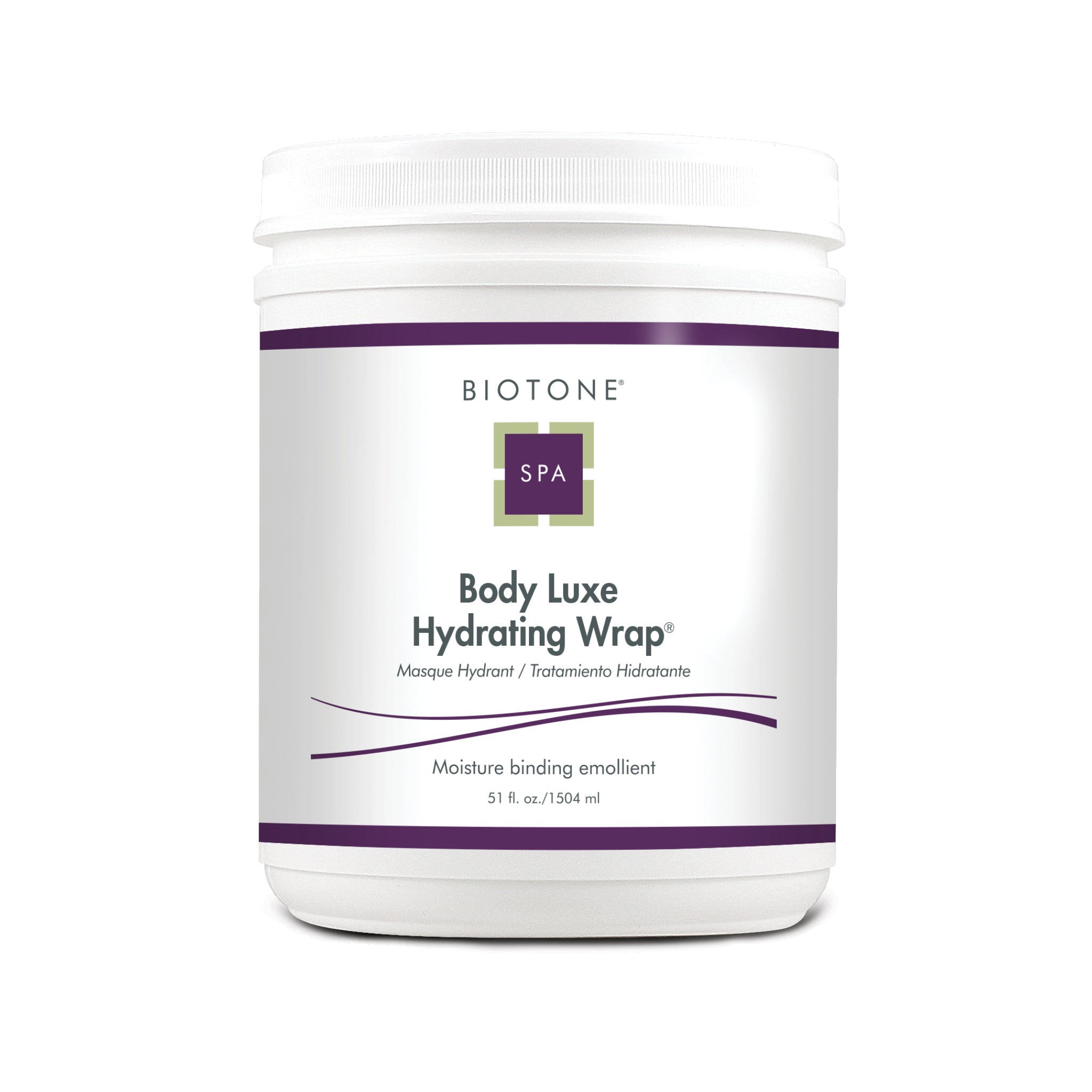 BIOTONE® Body Luxe Hydrating Wrap - 51 oz Professional Spa Treatment for Dry Skin - Perfect for Massage Therapy & Home Relaxation