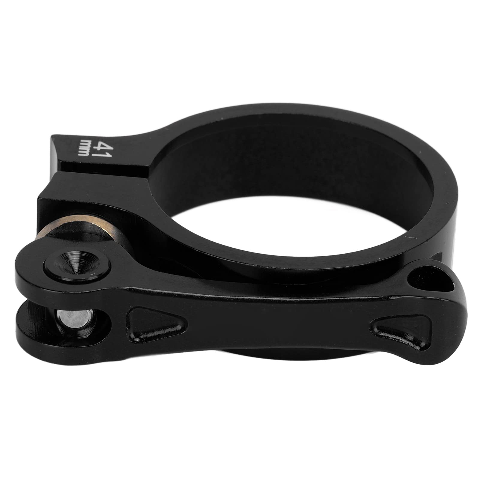 Dilwe 41mm Seat Post Clamp - CNC Aluminum Alloy Quick Release Bicycle Seatpost Collar for MTB Road Bike (Black) | Perfect for Mountain Biking, Cycling & Bike Maintenance