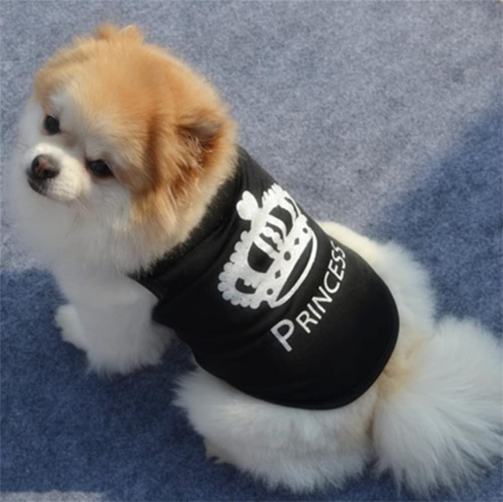 3-Piece Cute Printed Dog Shirts - Soft Breathable Sleeveless Vest Puppy Sweatshirt Outfit for Small Medium Dogs | Comfortable Pet Apparel for Daily Wear, Walks & Photo Shoots