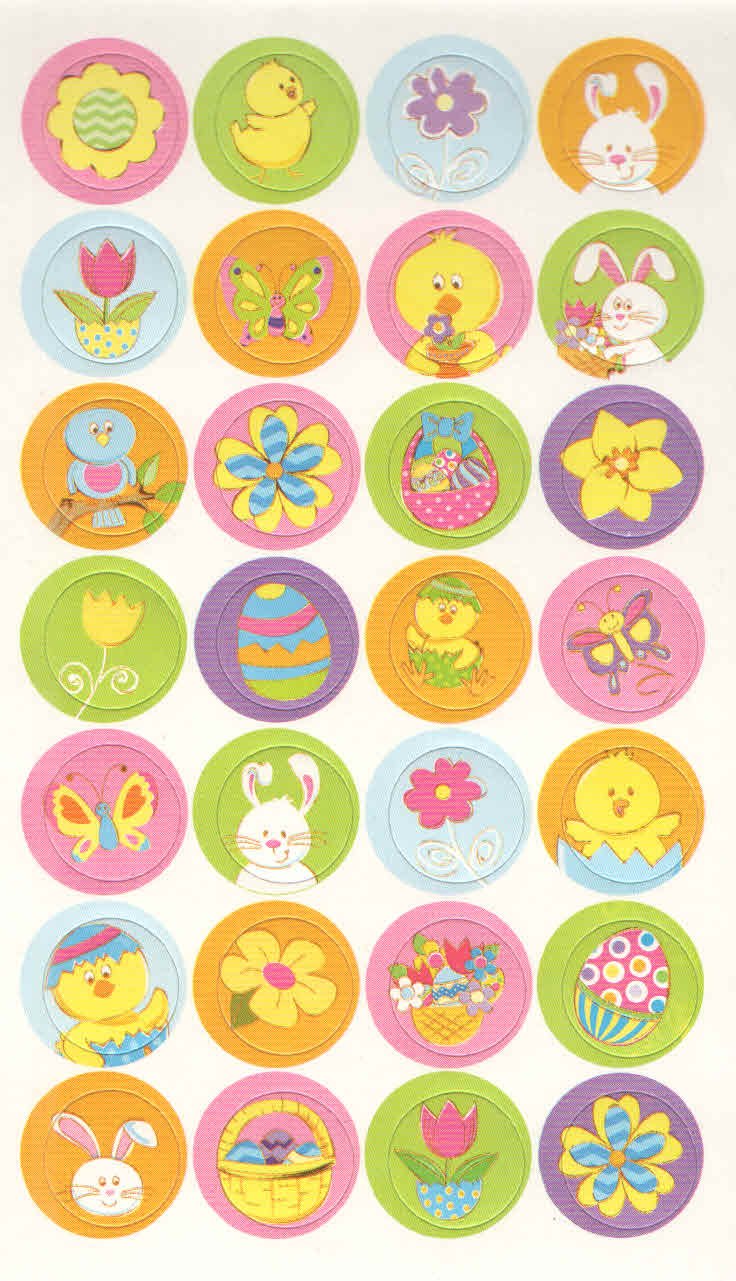 Easter Sticker Tablet - 136 Bunny Painting Egg Stickers for DIY Crafts