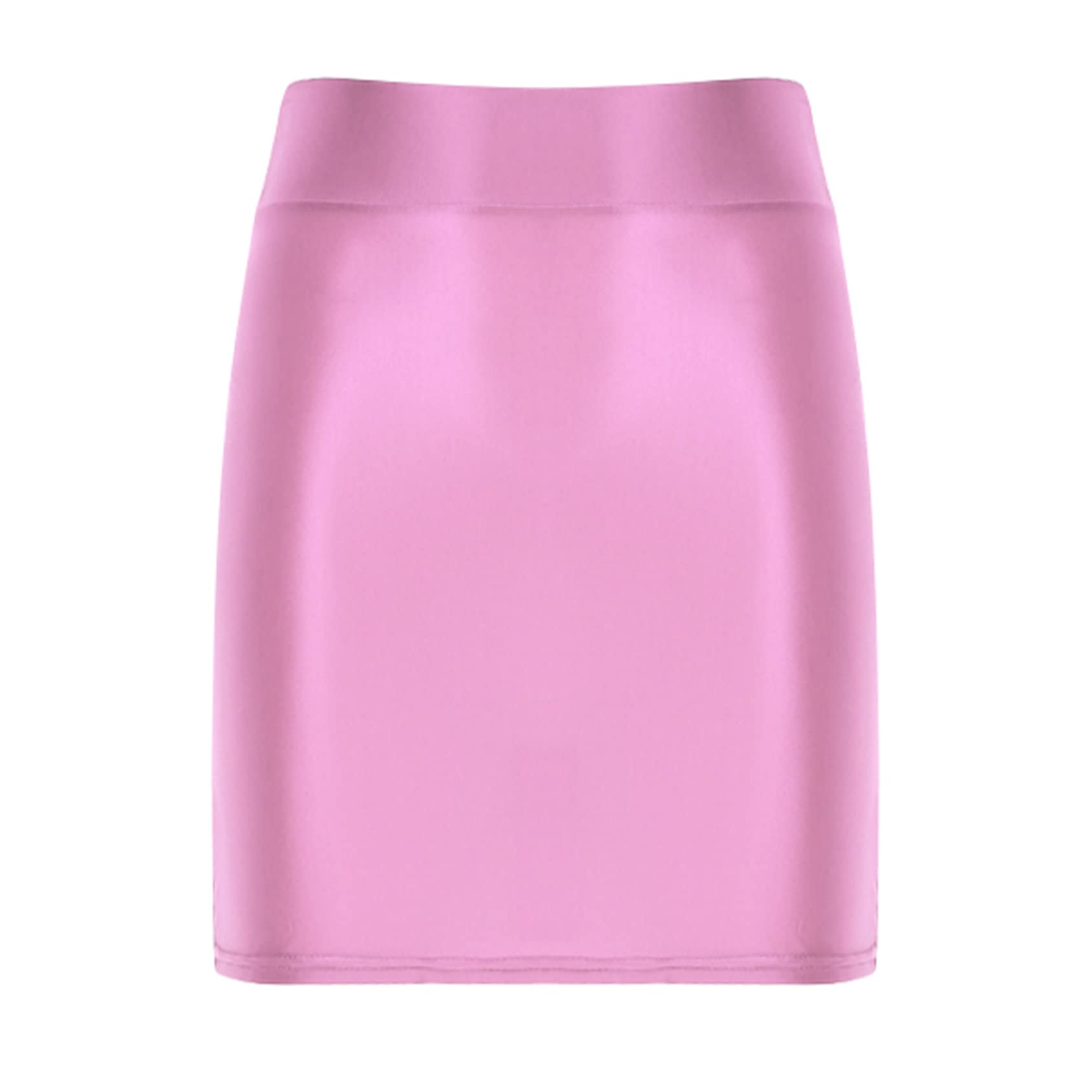 Women's High Waist Bodycon Pencil Skirt - Super Shiny Y2K Mini Skirt with Shaping Effect | Perfect for Clubwear, Night Out, and Retro Fashion Outfits