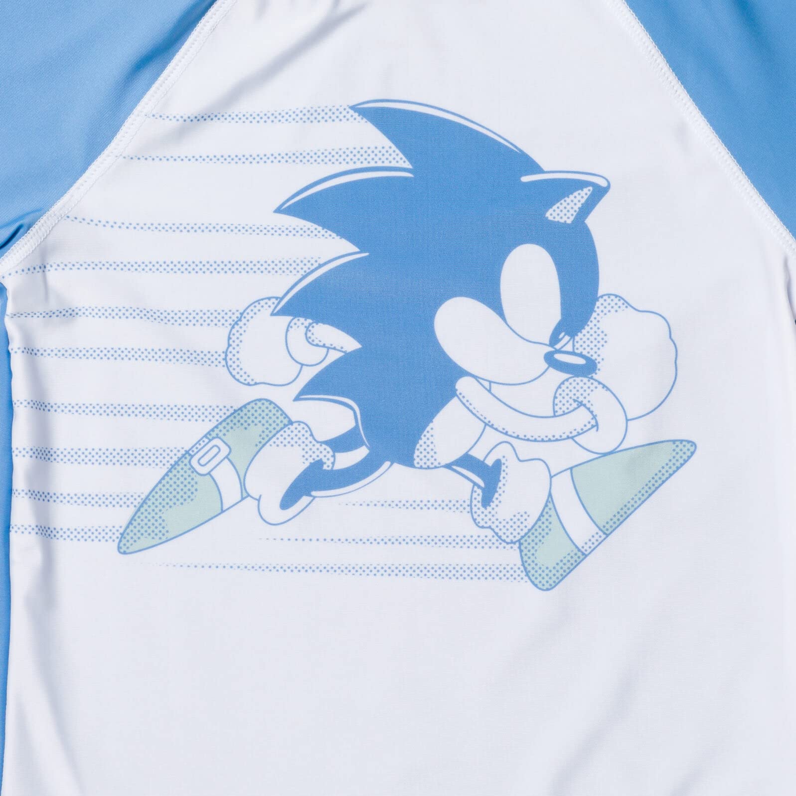 SEGA Sonic The Hedgehog Kids Swimwear Set - UPF 50+ Rash Guard & Swim Trunks for Boys & Girls (Toddler to Youth) - Perfect for Beach, Pool & Summer Water Activities
