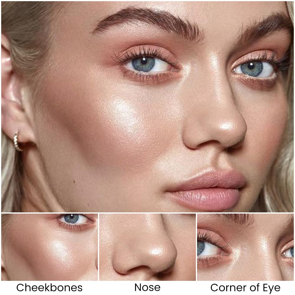 2-in-1 Contour Stick - Cream Bronzer & Highlighter Makeup Kit for Beginners | Fair & Light Medium Shades | Perfect for Daily Makeup & Contouring