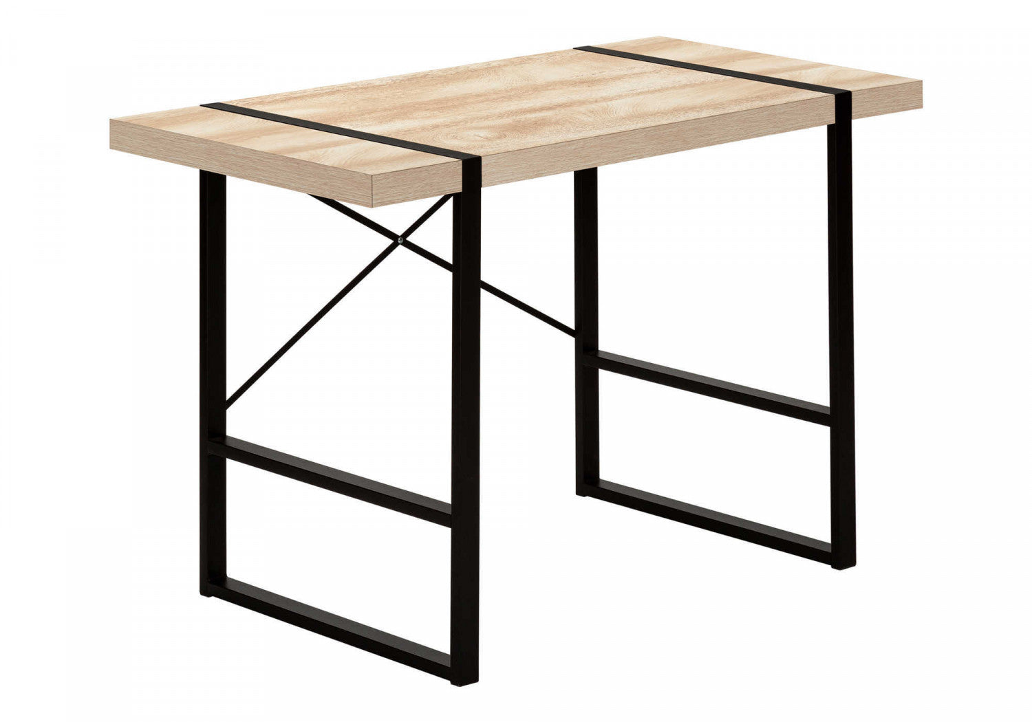 Dray Desk - Natural Wood Standing Desk for Home & Office - Ergonomic Adjustable Height Workstation for Remote Work & Study