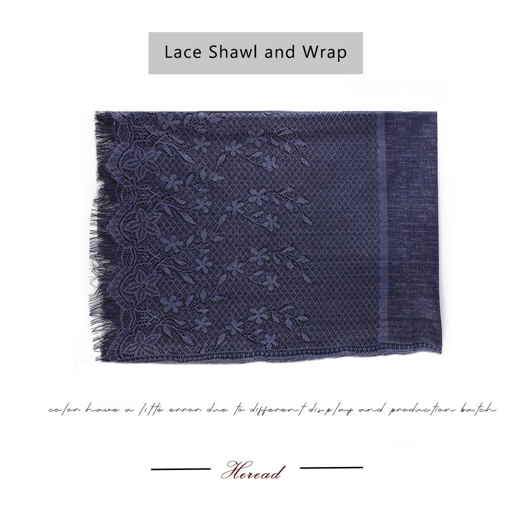 Elegant Lace Shawls and Wraps for Women - Floral Mesh Wedding Scarf, Evening Party Dress Accessories for Brides and Special Occasions | Perfect for Weddings, Galas, and Formal Events