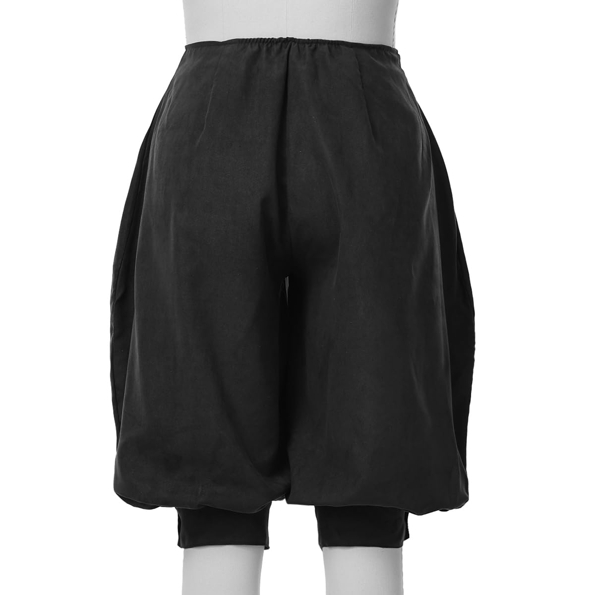 GRACEART Women's Renaissance Pirate Pants - High Waisted Medieval Suede Trousers with Double Breasted Design for LARP, Cosplay & Historical Reenactment