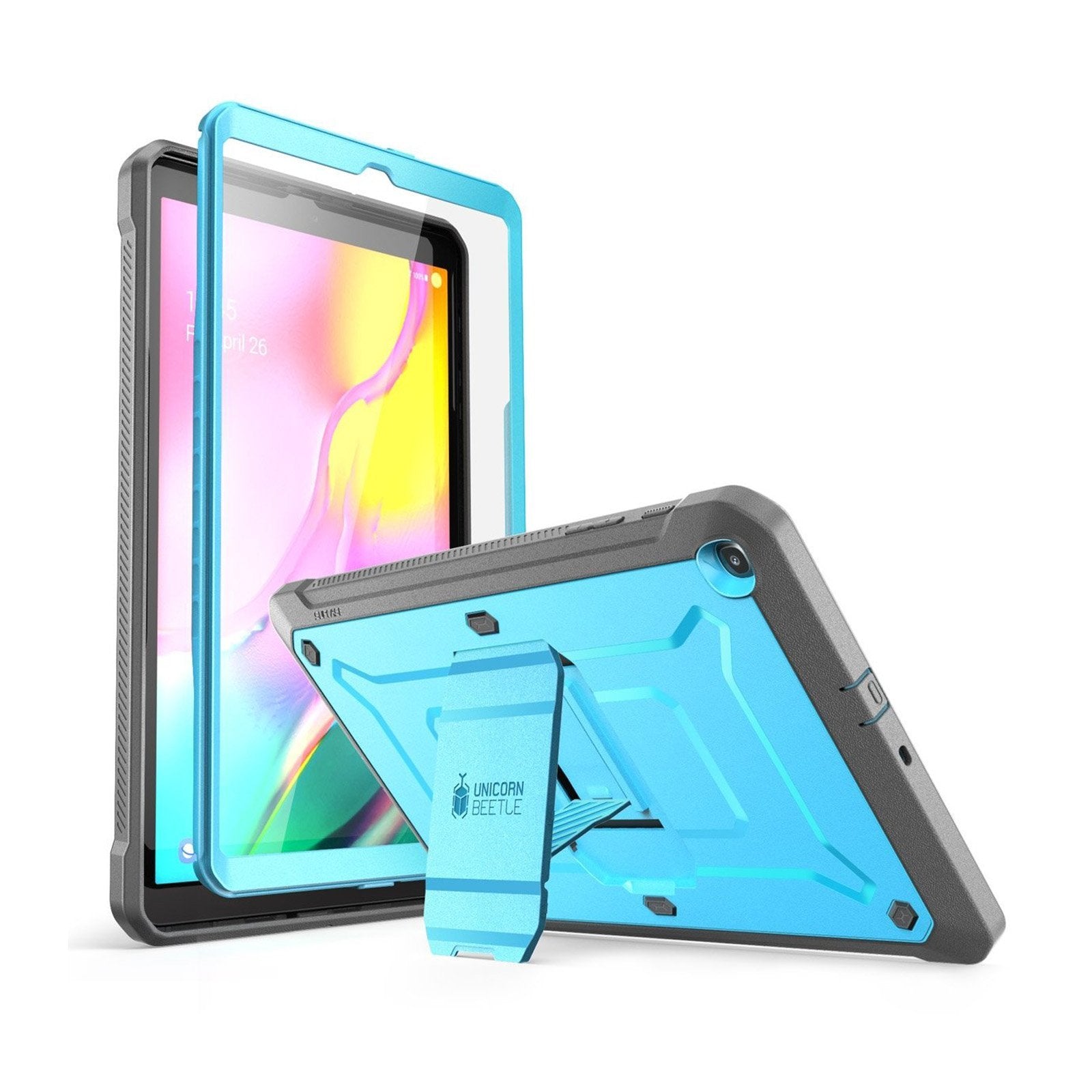 Samsung Galaxy Tab A 10.1 Inch (2019) Tablet Case - Unicorn Beetle Pro Rugged Full Body Protective Cover in Blue - Perfect for Kids, Travel & Outdoor Use