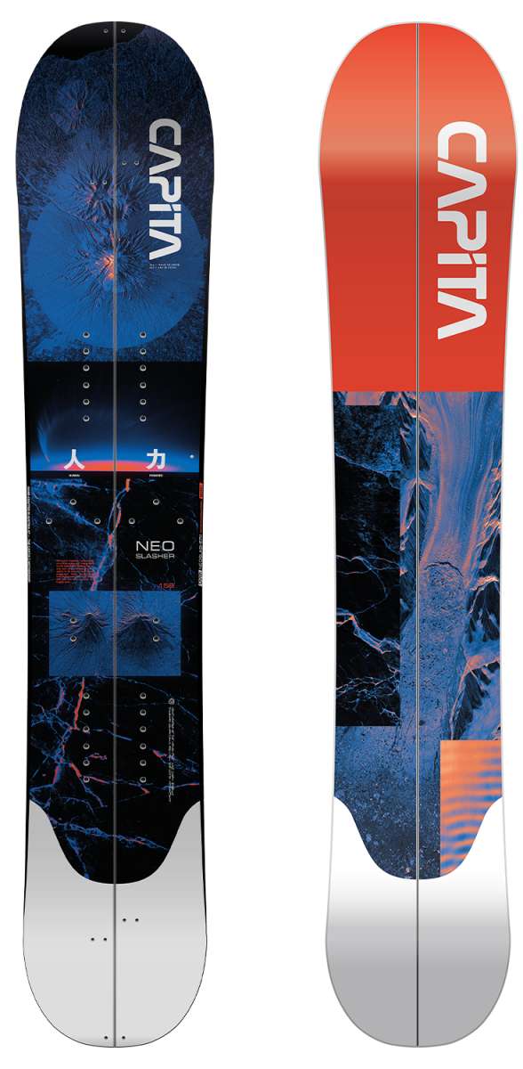 2023 Capita Neo Slasher Split Snowboard - All-Mountain Freestyle Snowboard for Backcountry & Powder Riding | Perfect for Adventurous Snowboarders Exploring Off-Piste Terrain
