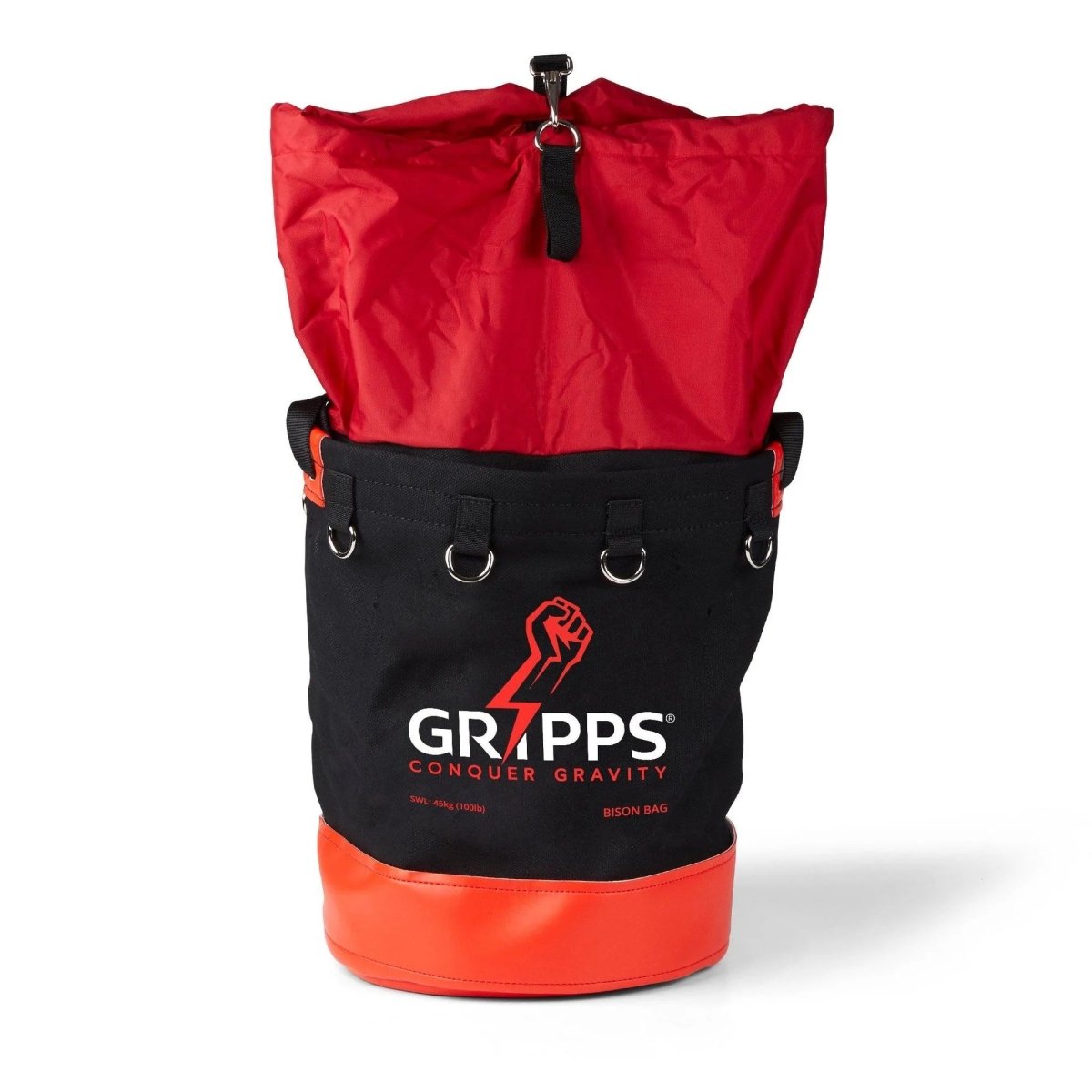 Gripps Bison Heavy Duty Tool Bag - Durable Work Tote for Electricians, Plumbers & Contractors - Perfect for Job Sites, Home Repairs & DIY Projects