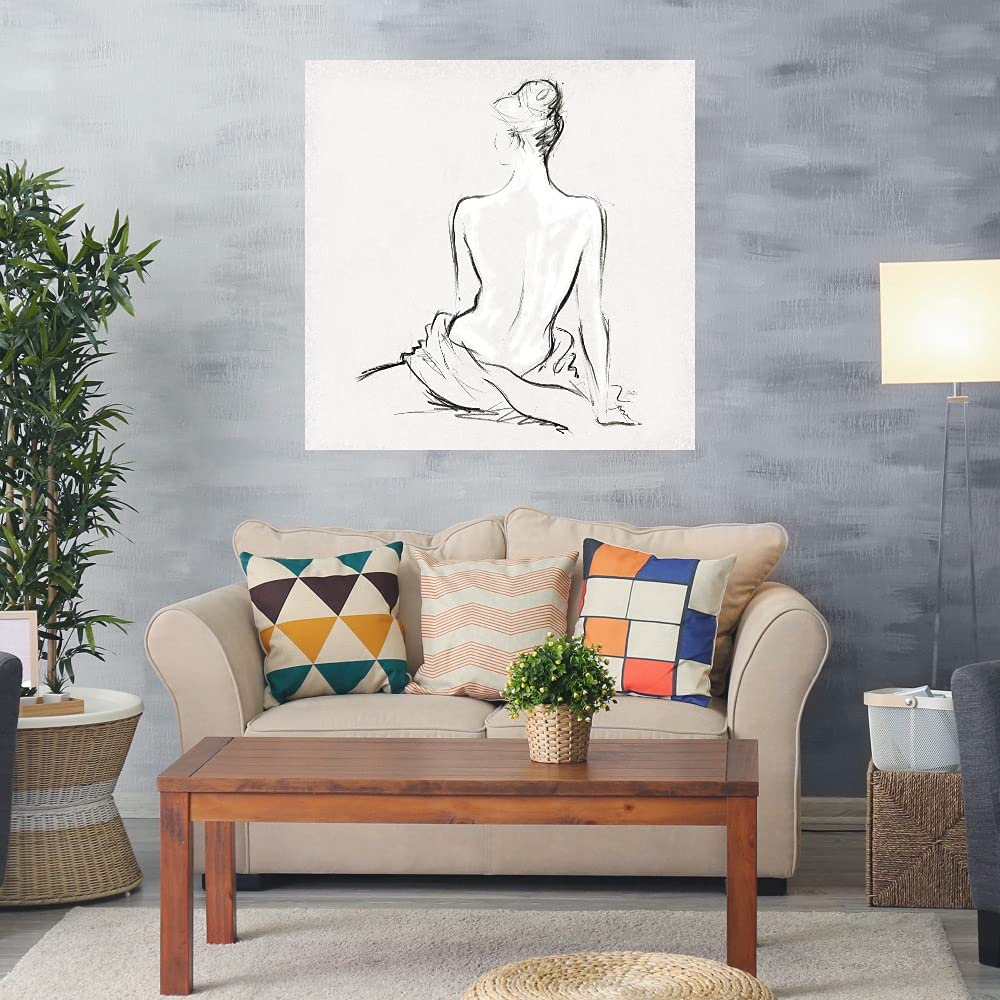 Celestial II Fine Art Canvas Wall Decor by Jane Hartley - 22x22 Inch Ready-to-Hang Painting for Living Room, Bedroom, Office & More - Modern Abstract Artwork for Home & Commercial Spaces