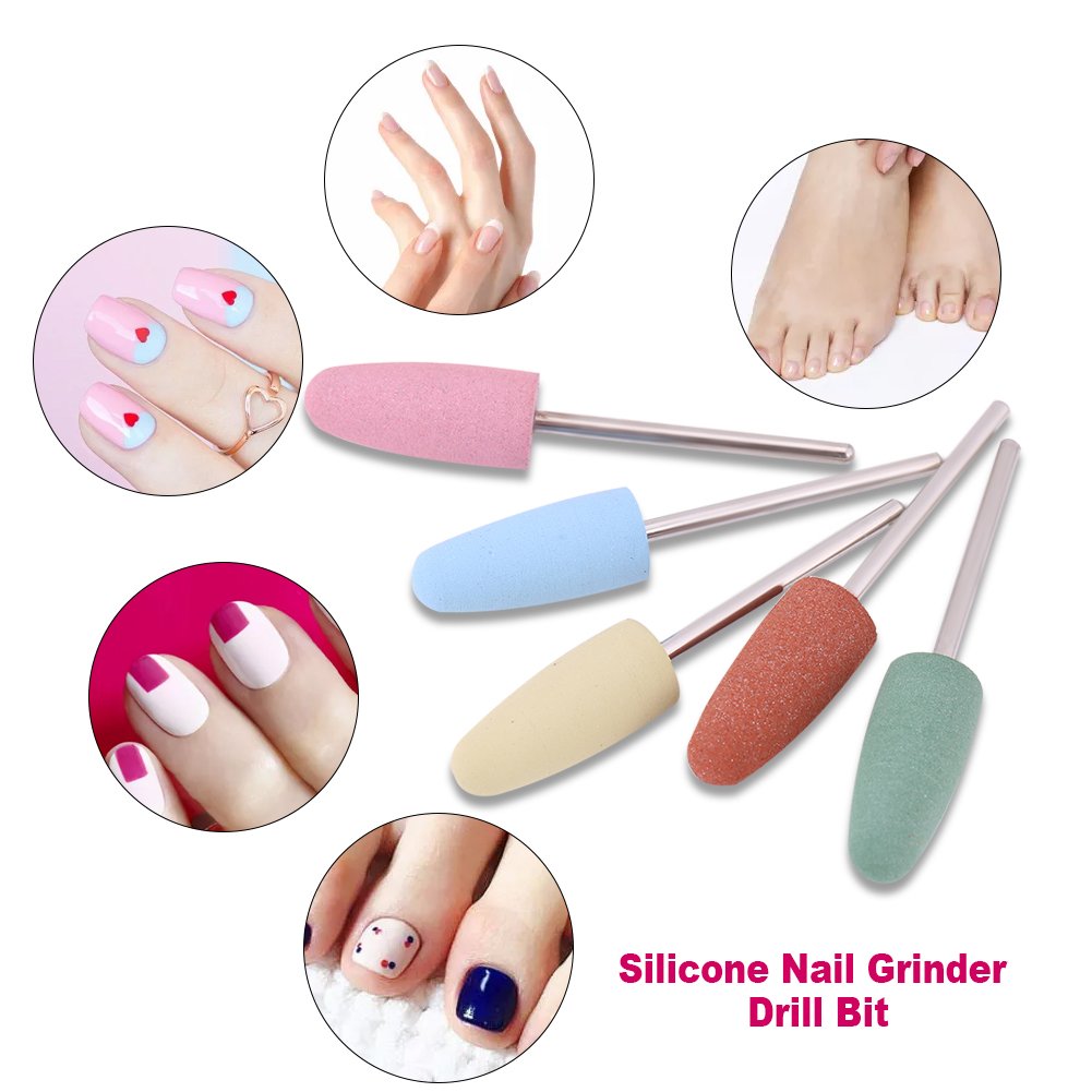 Electric Nail Drill Bits Set - Professional Manicure & Pedicure Replacement Heads for Cuticle Cleaning, Nail Polishing & Filing | Perfect for Salon, Home & DIY Nail Art Care