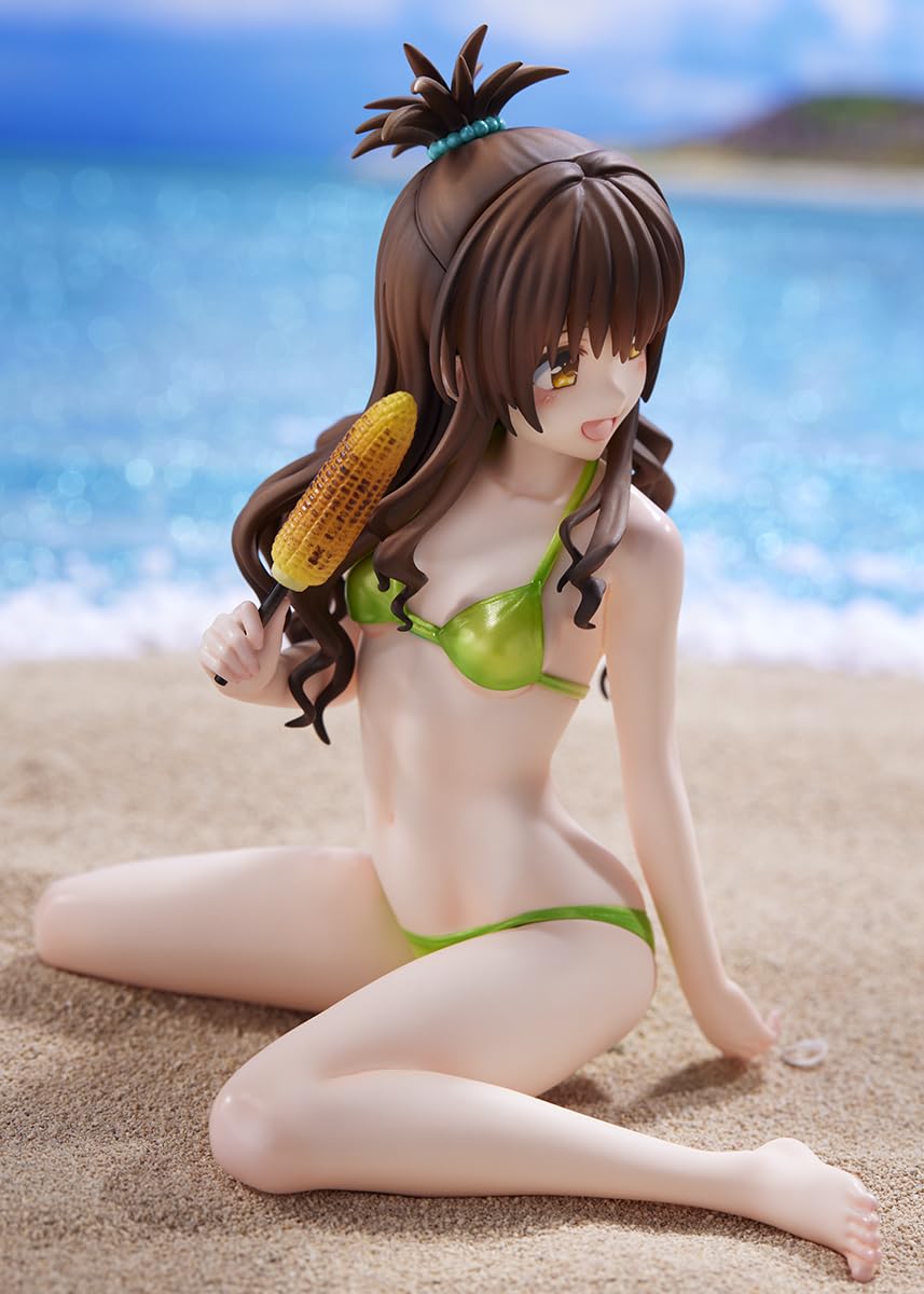 Ques Q Love-RU Darkness 1/7 Scale PVC Figure - Mikan Yuuki in Bikini (12cm) - Anime Collectible for Display & Gift