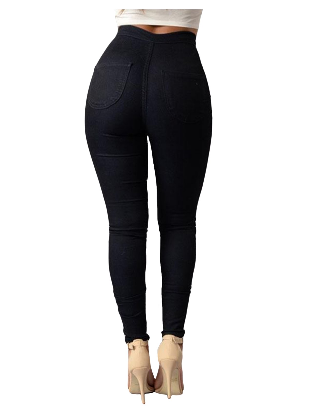 Slim Stretchy Pencil Pants for Women - Office & Party Wear