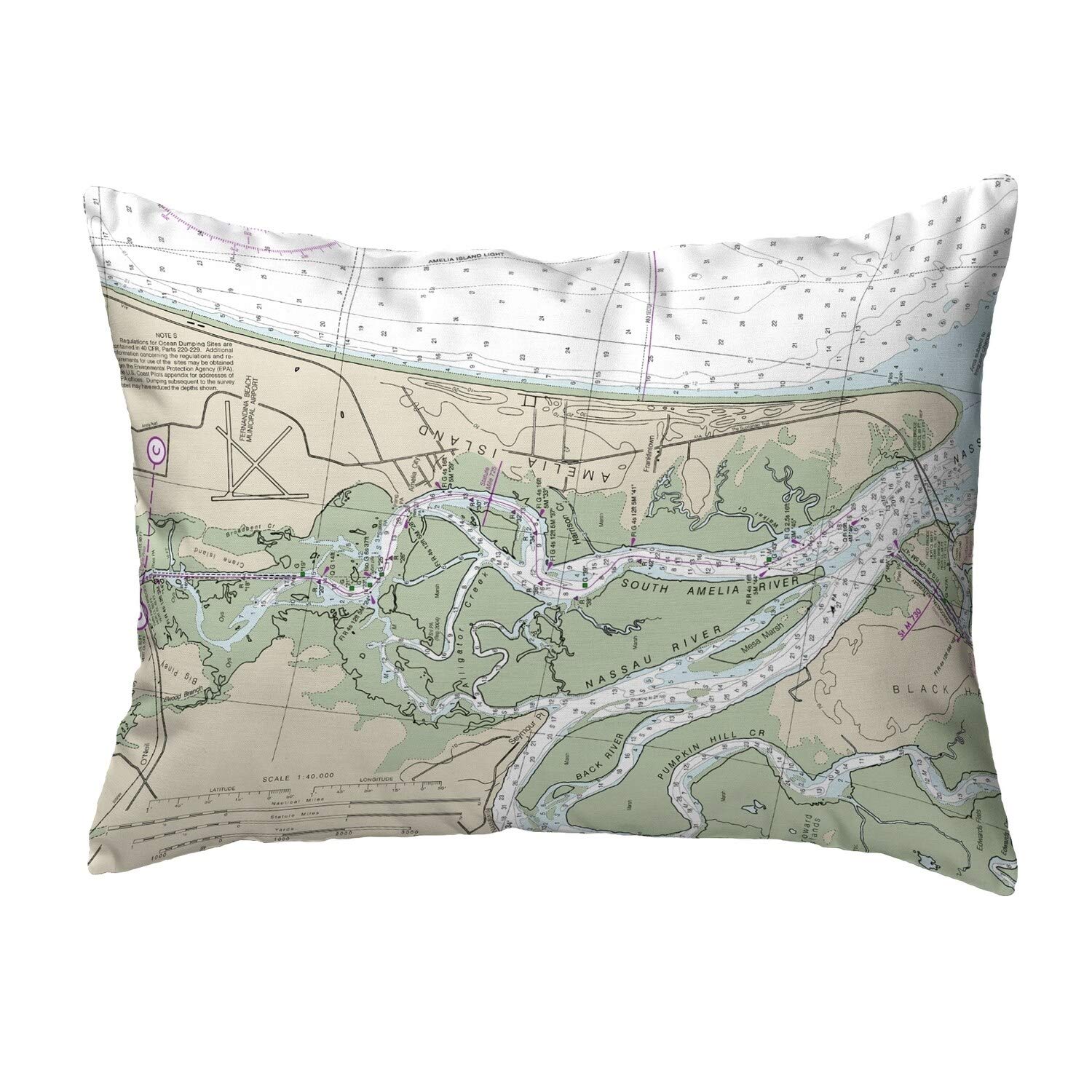 Betsy Drake KS11489 Decorative Throw Pillow - 11x14 Inches, Multi-Color for Sofa, Bed & Home Decor