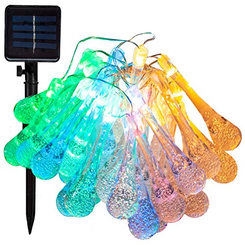 Solar Water Drop - 8 Foot - Multi Colored